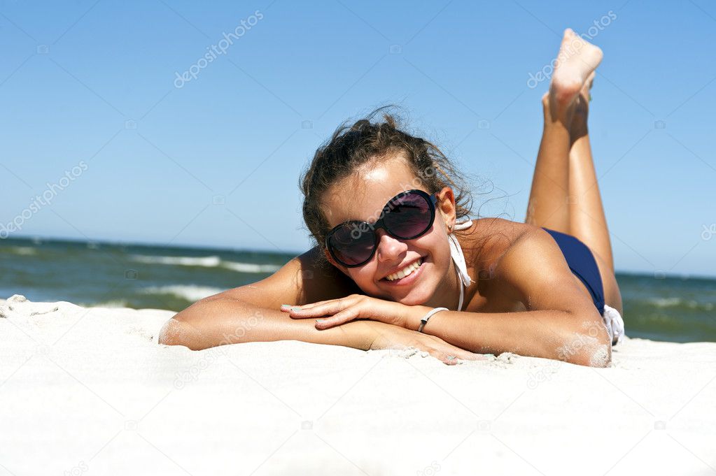 Woman On Sand