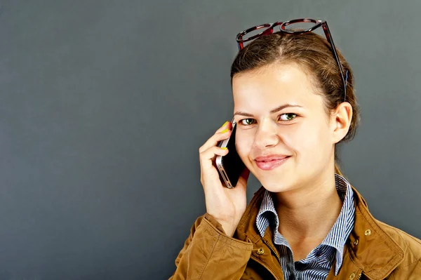 Teenager Girl Call — Stock Photo, Image