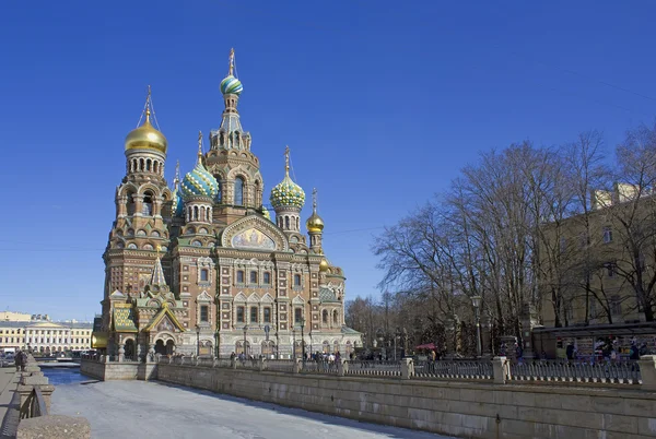 Iglesia del Salvador de la Sangre. Rusia. San Petersburgo — Foto de Stock