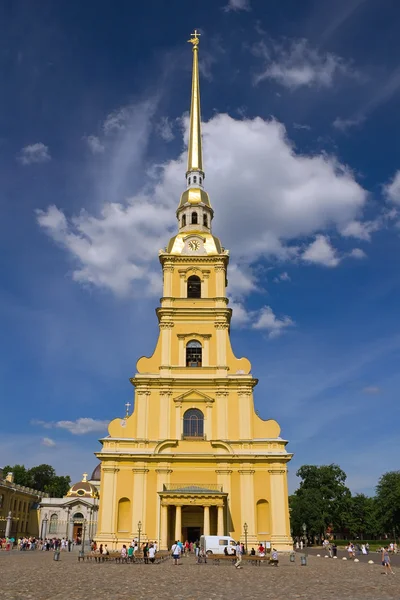 Petrus och Paulus-katedralen. St. petersburg, Ryssland Stockbild