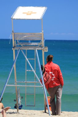 Baywatch at the sea