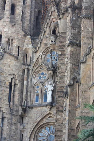 Sagrada Familia Barcelona, detalle de fachada —  Fotos de Stock