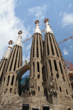 Sagrada familia barcelona, cephe detay