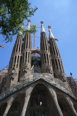 Sagrada familia barcelona, cephe detay