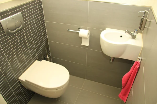 Toilette in Grautönen — Stockfoto