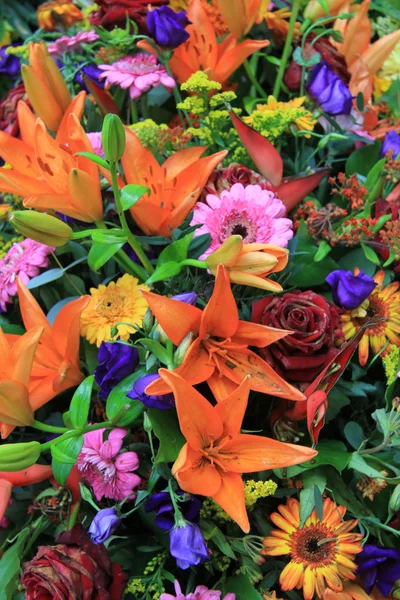 Bouquet mixte aux couleurs vives — Photo