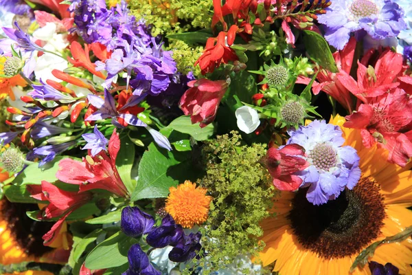 Mixed bouquet in bright colors — Stock Photo, Image