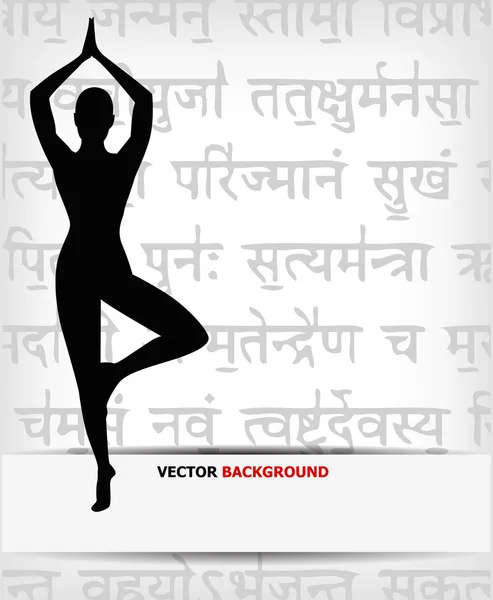 Astratto sfondo yoga — Foto Stock