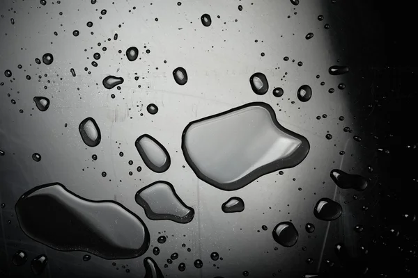 stock image Water on the black background