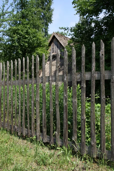 旧的传统的篱笆 — 图库照片