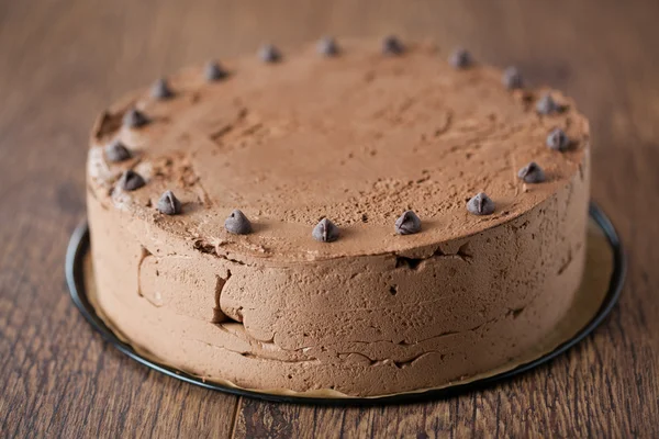 Torta de chocolate triple —  Fotos de Stock