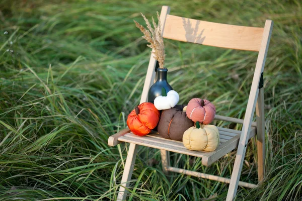 Zucche raccolte decorare — Foto Stock