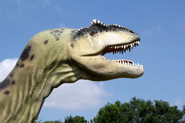 T-rex dinosaurus hlava — Stock fotografie