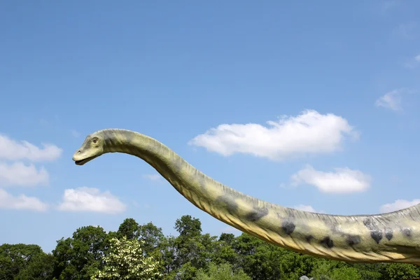长长的脖子雷龙恐龙 — 图库照片