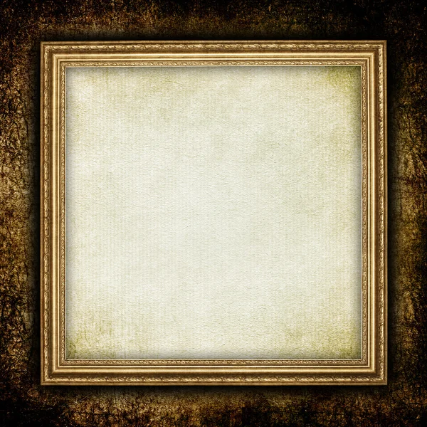 Template - grunge background in picture frame — Stock Photo, Image
