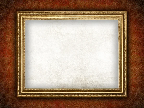 Template - grunge background and picture frame — Stock Photo, Image