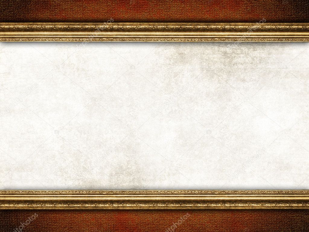 Grunge background and picture frame