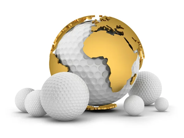 Golfbälle — Stockfoto