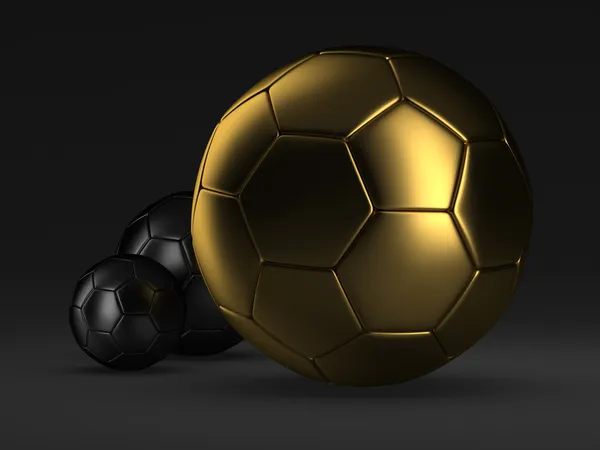 Soccer balls - concept illustration — Stock Photo, Image