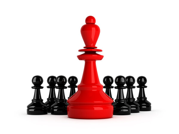 Лидерство - концептуальная иллюстрация
