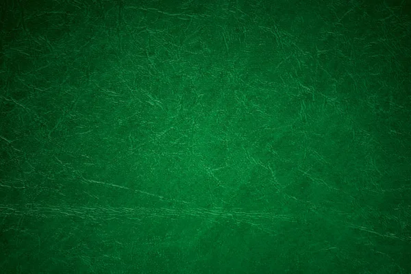 녹색 인조 가죽 배경 텍스처 — 스톡 사진