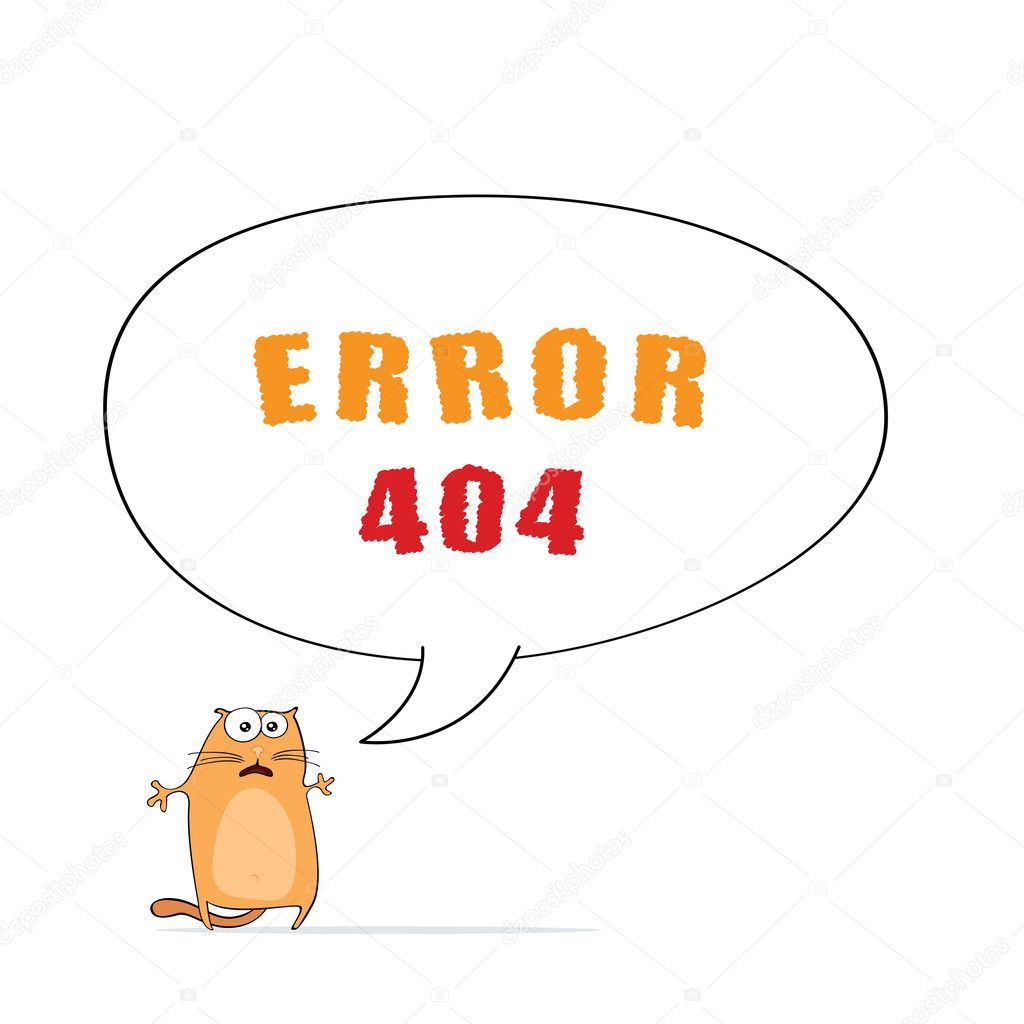 Error 404 with cat