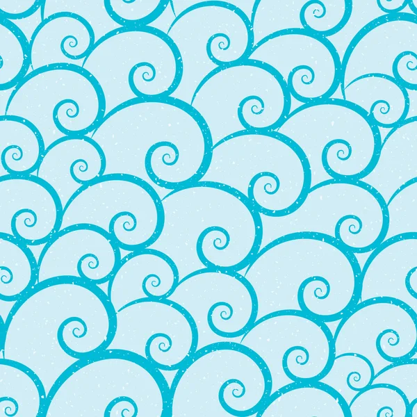 Бесшовный рисунок морских волн — стоковый вектор