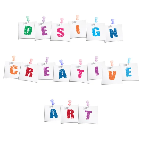 Kreative Design-Slogans — Stockvektor