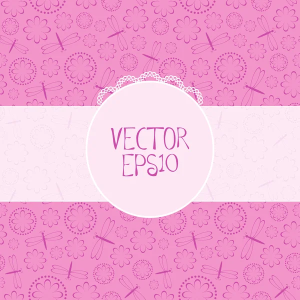 Violet Vintage sfondo — Vettoriale Stock