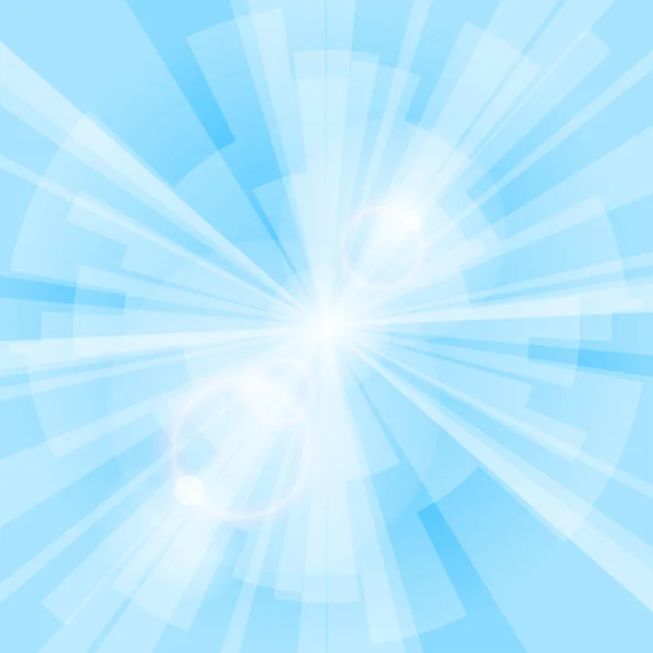 Rayons bleus Contexte — Image vectorielle