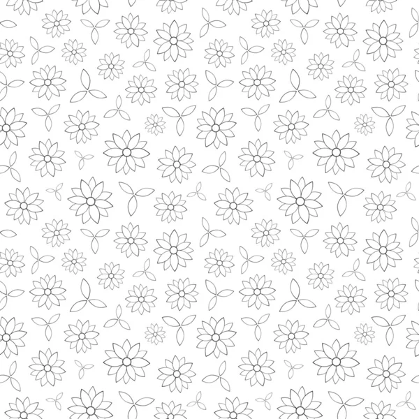 stock vector Flowers Seamless Pattern