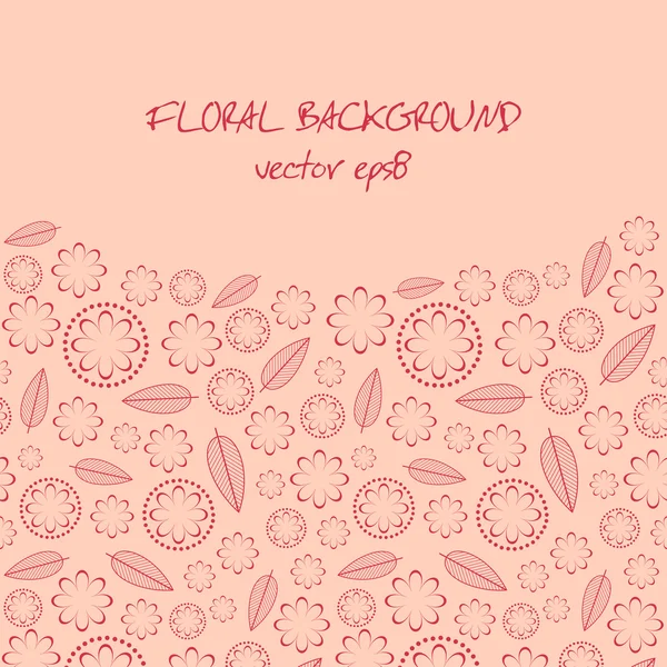 Floral Background — Stock Vector