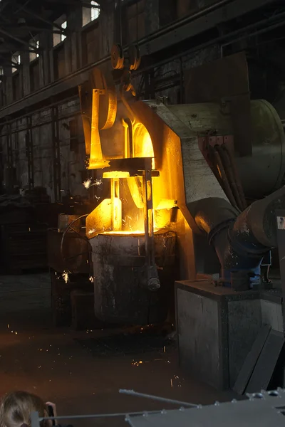Çelik fabrikasında — Stok fotoğraf