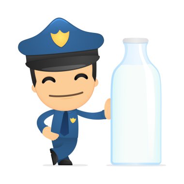 komik karikatür polis