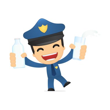 komik karikatür polis