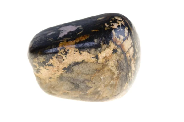 Rebanada de piedra con cristales de rodonita natural —  Fotos de Stock