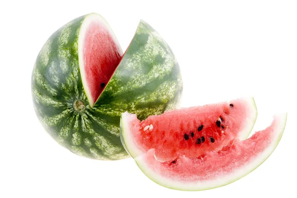 Wassermelone isoliert — Stockfoto