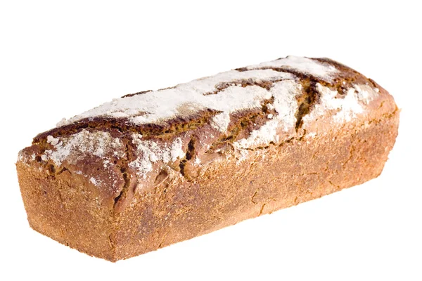 Домашній хліб ізольований на білому тлі — стокове фото