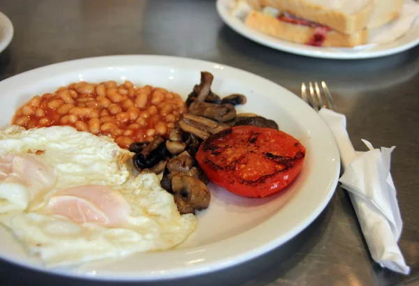 Vegetariano Pequeno-almoço Inglês — Fotografia de Stock