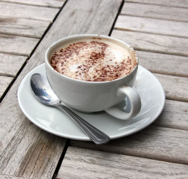 fincan cappuccino Ahşap Çıta tablo