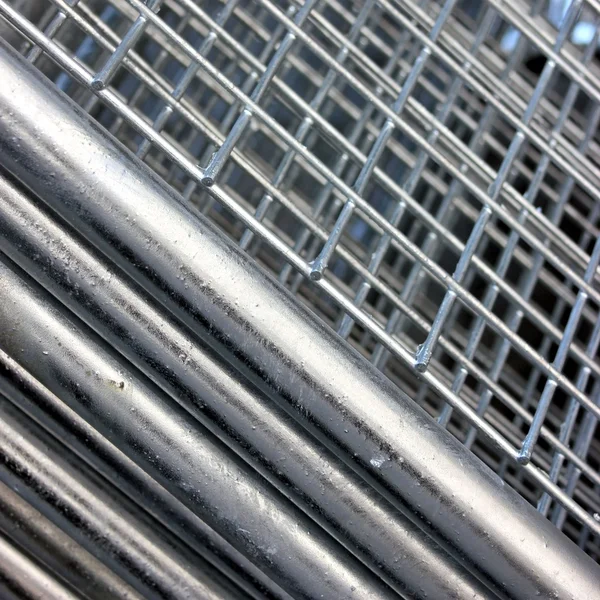 Construction steel mesh — Stock Photo, Image