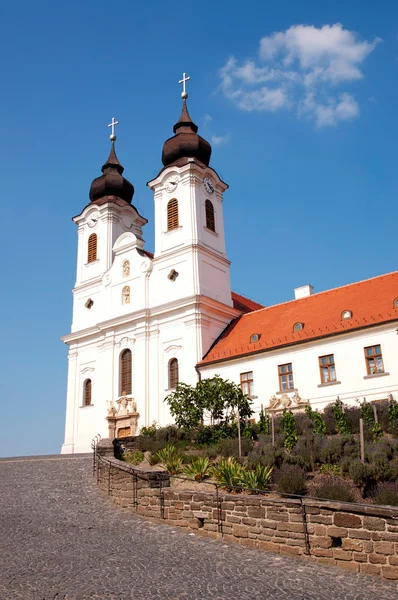 Бенедиктинського абатства в районі Tihany, Угорщина — стокове фото