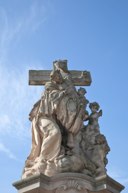 Charles Bridge. Sleep of Saint Lutgardy clipart