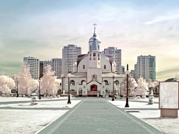 Храм Казанской Богородицы — стоковое фото