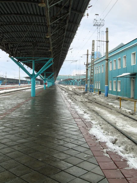 Järnvägsstation — Stockfoto