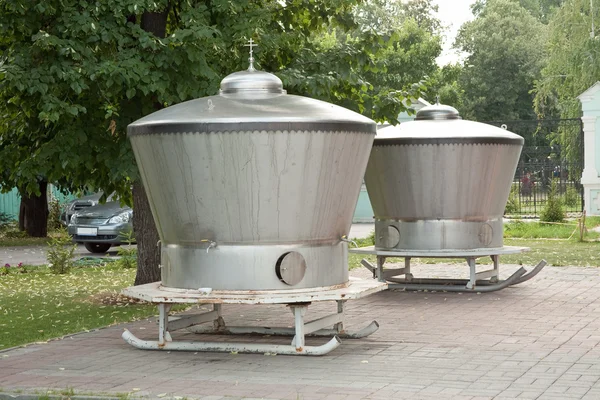 Vats for saint water — Stock Photo, Image
