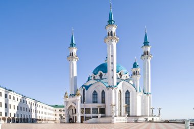 Kazan, mosque Qolsharif clipart