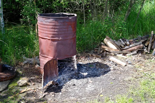 Old stove — Stock Photo, Image
