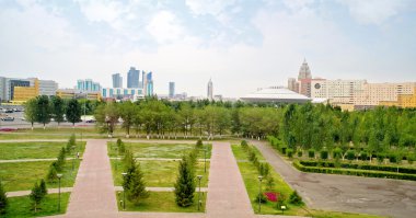 Astana. Belediye peyzaj