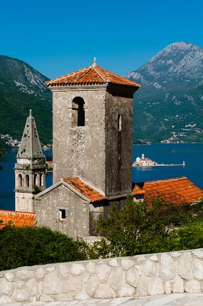 Perast villaggio vicino a Kotor, Montenegro — Foto Stock